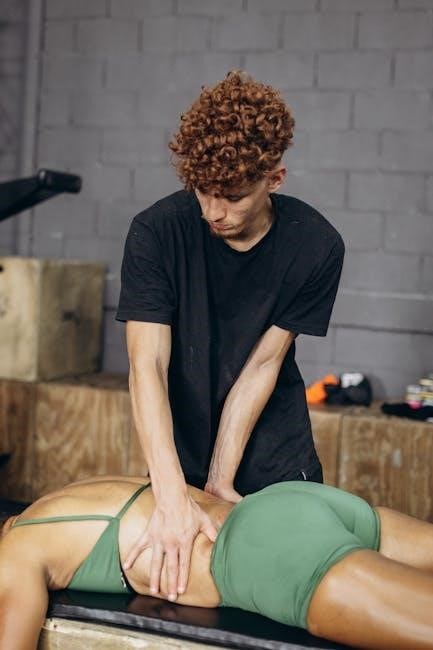 before and after manual psoas release